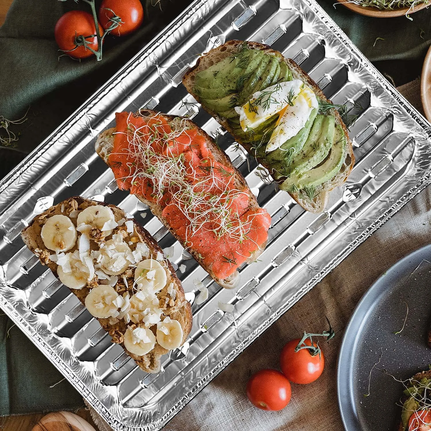 8piece aluminum bakeware, disposable bakeware