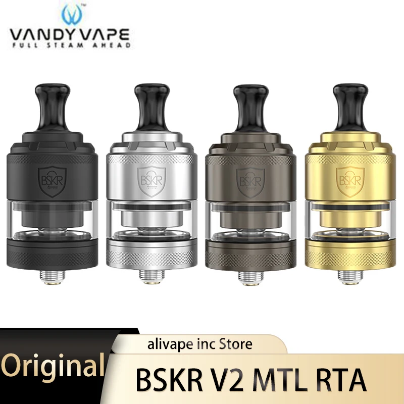 Атомайзер для электронной сигареты Vandy Vape Berserker V2 MTL RTA бак с нижним потоком
