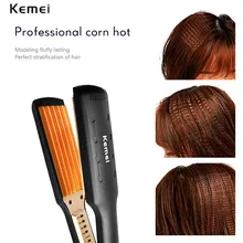 Турмалиновые керамические щипцы для завивки волос волнистая доска с 5 зубьями цифровые щипцы для завивки волос контроль температуры женские Инструменты для укладки волос 35D