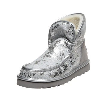 

Genuine Leather Big size 43 Fixed price Brand Women's Winter Classic Snow Boots For Women Warm Shoes