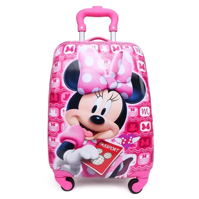 18 дюймов чемодан на колесиках, Детский чемодан на колесиках, чемодан для путешествий, чемодан для каюты, мультяшная Губка Боб, милая сумка для девочек - Цвет: Cartoon suitcase
