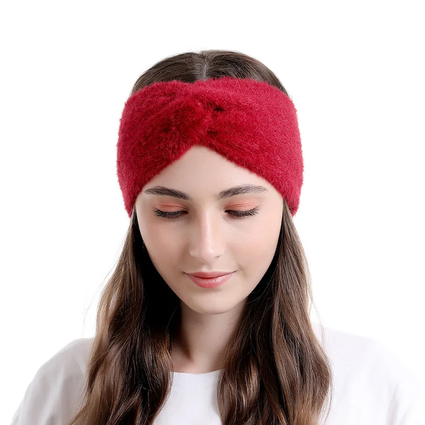 MOLANS Winter Warm Headband  Woolen Knitting Headbands Wool Knitted Elastic Headband Headwear Girls Hair Band Hair Accessories