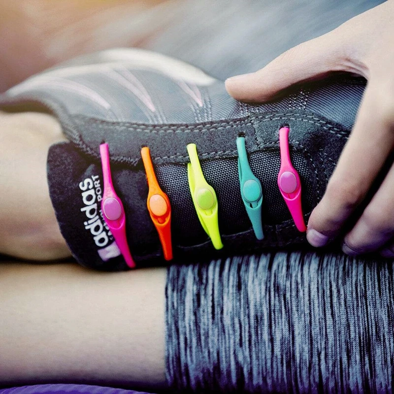 Silicone Shoelaces Elastic-Shoe Rubber Round Lacing No-Tie Women 13-Colors Special 