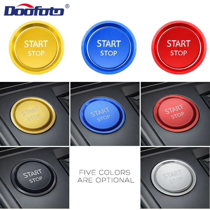 Car Engine Start Stop Ignition Push Cover Rings Case For Ford Peugeot 5008 3008 408 508l 2008 308 4008 car engine start button cover car engine start button car engine start button sticker car button repair stickers
