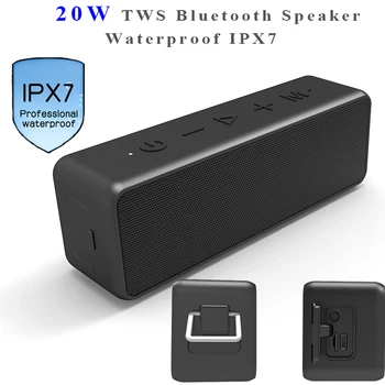 

20W Wireless Bluetooth Speaker Waterproof Portable Super Bass Subwoofer Soundbar Support Type-C USB TF Card for Computer Speaker