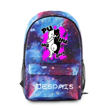 

Backpack Dangan Ronpa Multifunction Fashion Large Capacity Print Shoulder Bag Leisure Travel Bag Student