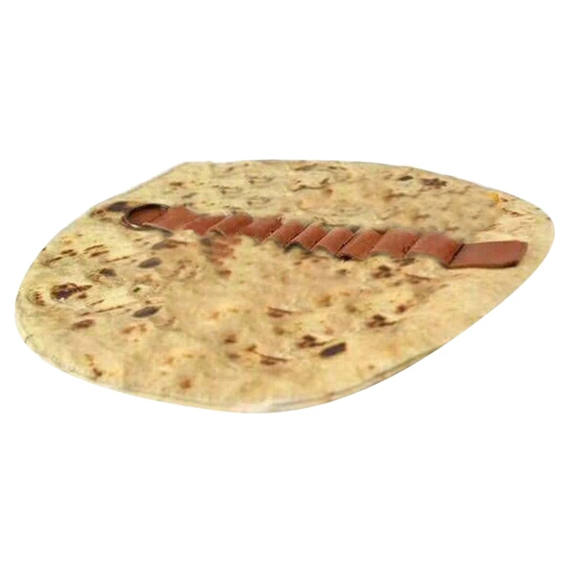 

Home Storage Cosmetic Makeup Brushes Storage Bags Imitation Pancake Pizza Stationery Rolled Collection Bag New Creative Organize