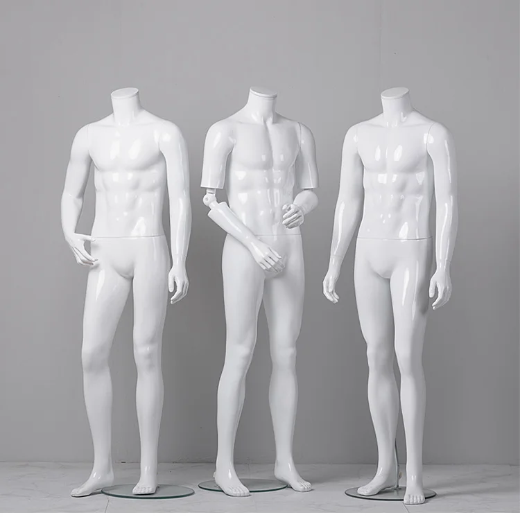 Model Props Men's Full Body Mannequin Headless Business Manikin Display Photography Special Rack | Дом и сад