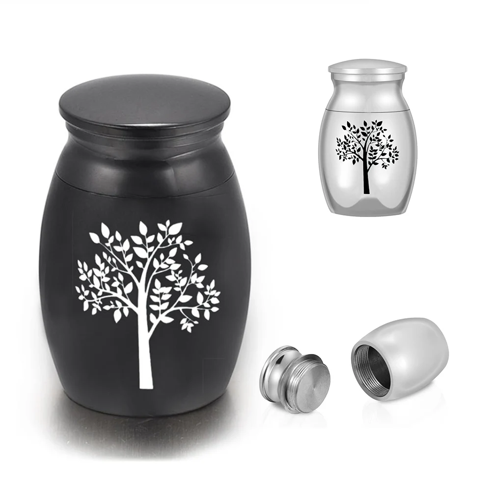 Árbol hecho a mano de la vida urnas para cenizas humanas, adulto Mini recuerdo de cremación grabado, urnas funerarias para compartir cenizas 16x2 5Mm/30x40Mm