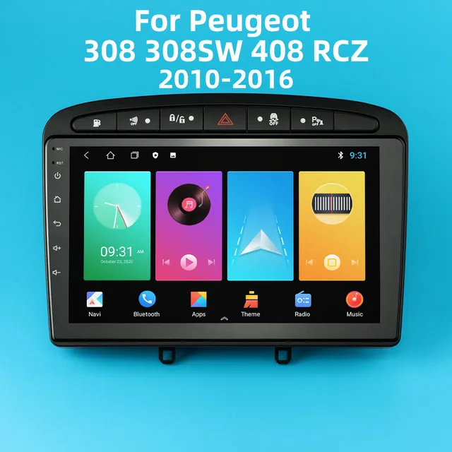 $141.89 For Peugeot 308 308SW 408 RCZ 2010-2016 2.5D Android Car Stereo Gps Radio Car Multimedia Video Player