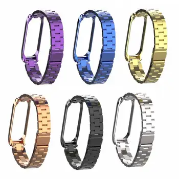 

Stainless Steel Wrist Strap For Xiaomi Mi Band 4 Metal Watch Band Smart Bracelet Replaceable Watch Straps