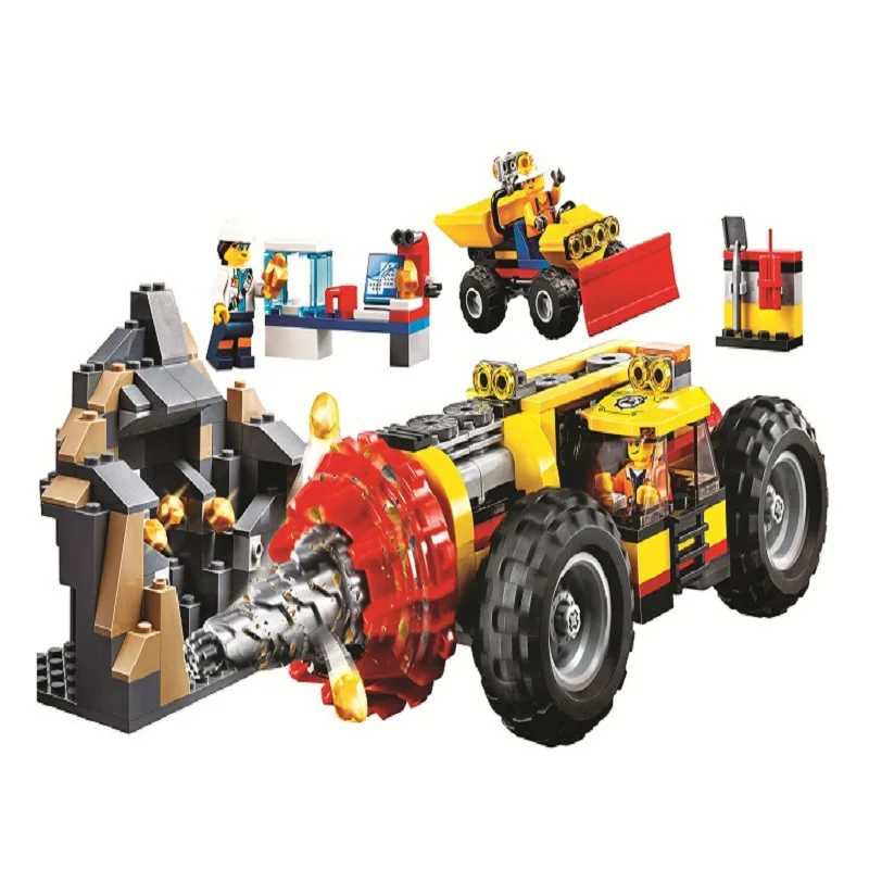 

10875 312pcs Building Blocks Kids Toys For Children Gift Compatible With Lago City Lepining 60186 Heavy Driller