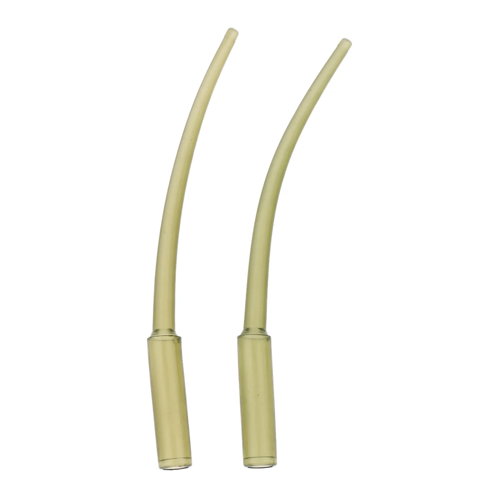 

20Pcs/set Grass Green Crimp Protectors, Lure Rigs, Chod Rig Sleeves with Carp Lead Clips Swivels Fishing Terminal Tackle