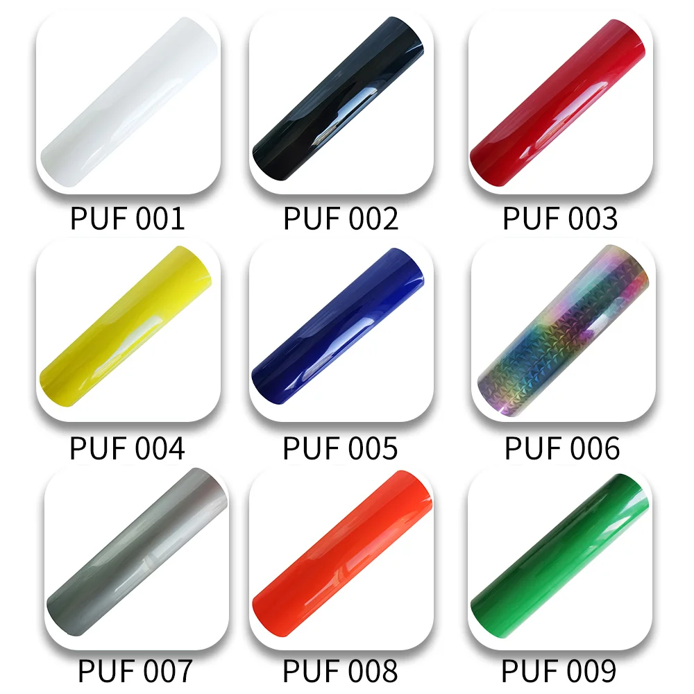 XFX Puff Vinyl Heat Transfer 3D Puff Heat Transfer Vinyl HTV Puff Vinyl for  Heat Press T Shirt Compatible with Cricut Air Film - AliExpress