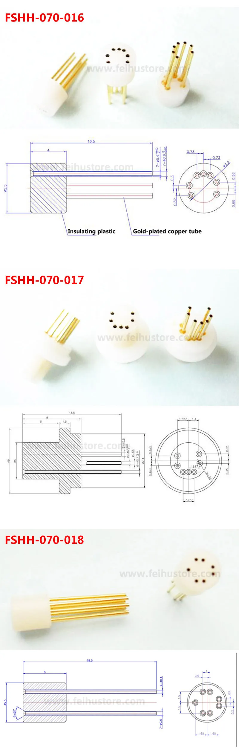 FSHH-7-5 soquete de teste fotossensível sensível à