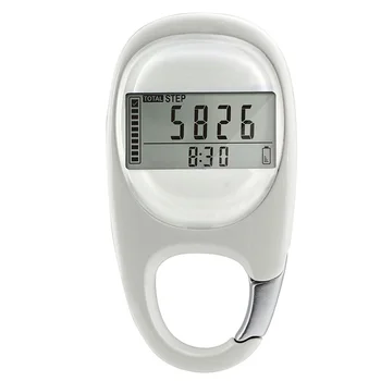 

Portable 3D Digital Step Counting Fitness Silent Multi-Function Pedometer Accurate Calorie Walking Distance Exercise Induction