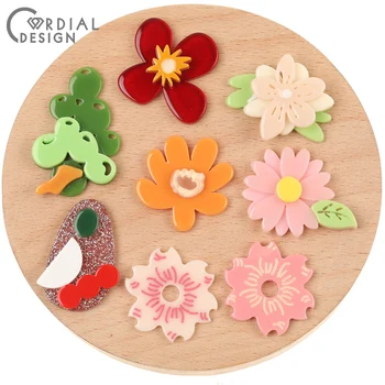 

Cordial Design 50Pcs Jewelry Accessories/Hand Made/DIY Parts/Earring Findings/Flower Shape/Charms/Decoration/Jewelry Making