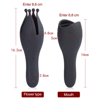 Male Masturbator Automatic Tongue Licking Penis Massage Vibrator Blowjob Masturbater Climax Delay Trainer Glans Vibrator For Men 6