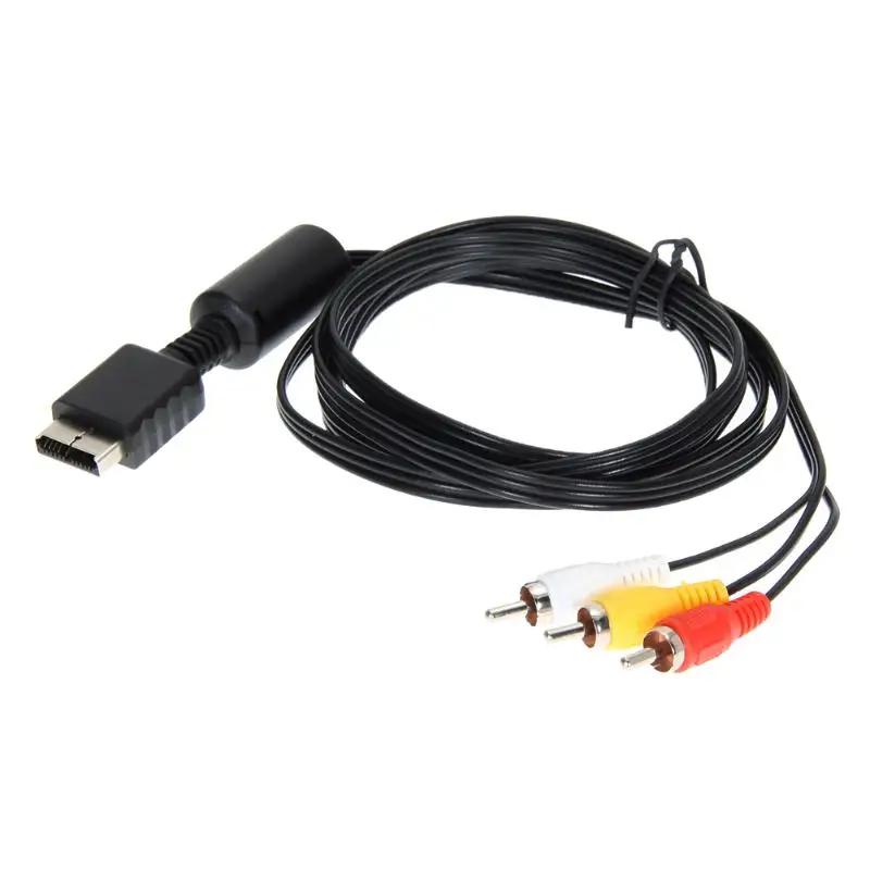 Кабель AV RCA для Sony PlayStation 2 3 PS2 PS3 SYSTEM Игровая приставка 1 8 м 6 футов|Кабели| |