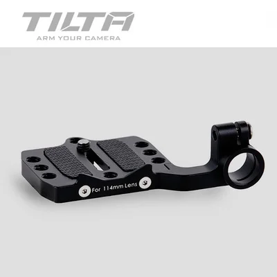 Plate for 114mm lens Tilta Nucleus-Nano двигатель ручной Руль Nucleus N аксессуар кабель питания 15 мм адаптер fr ROIN S 18650 батарея пластина для BMPCC 4K - Цвет: Plate for 114mm lens