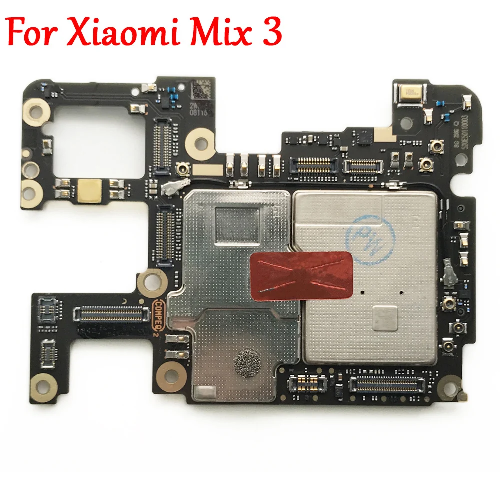 Global Firmware Tested Full Work Original Unlock Motherboard For Xiaomi Mix 3 Mix3 Mi Logic Circuit Board Plate | Мобильные телефоны