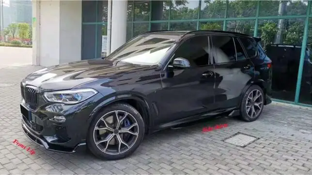 Черный спойлер G05 X5 PP с боковой юбкой для BMW X5M 2019 2020|Амортизаторы| |