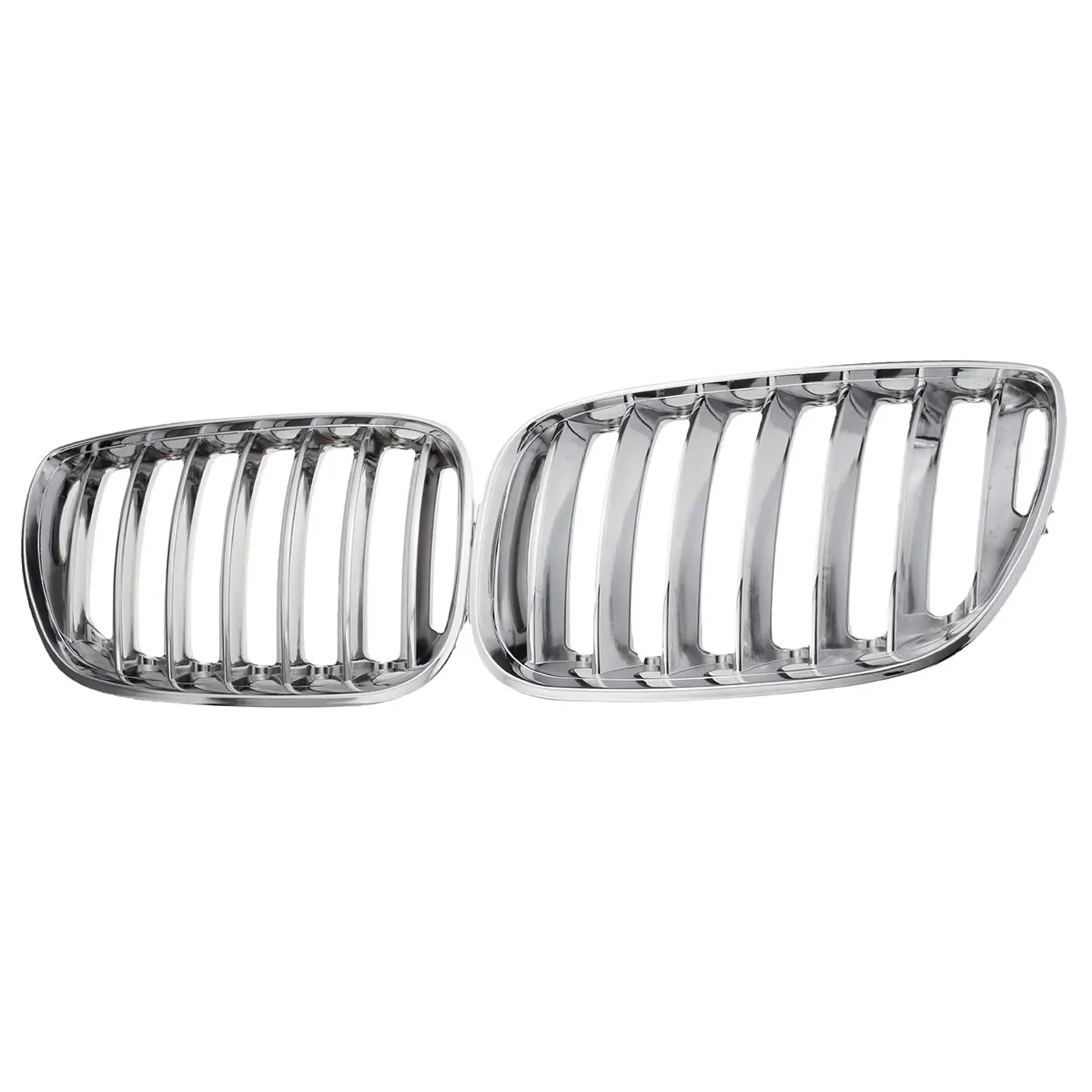 

2pcs Car Front Hood Kidney Grills Grille Chrome for BMW X5 E53 2004 2005 2006 Car Styling Racing Grills