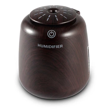 

Air Humidifier USB Ultrasonic Aroma Diffuser Wood Grain 7 LED Light Electric Essential Oil Diffuser for Home Aromatherapy