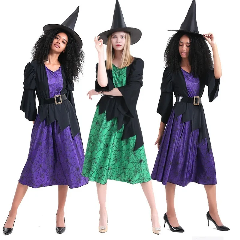 

Halloween costume for Girls Witch Vampire Cosplay Costume disfraz Halloween mujer Children's performance clothing For Party