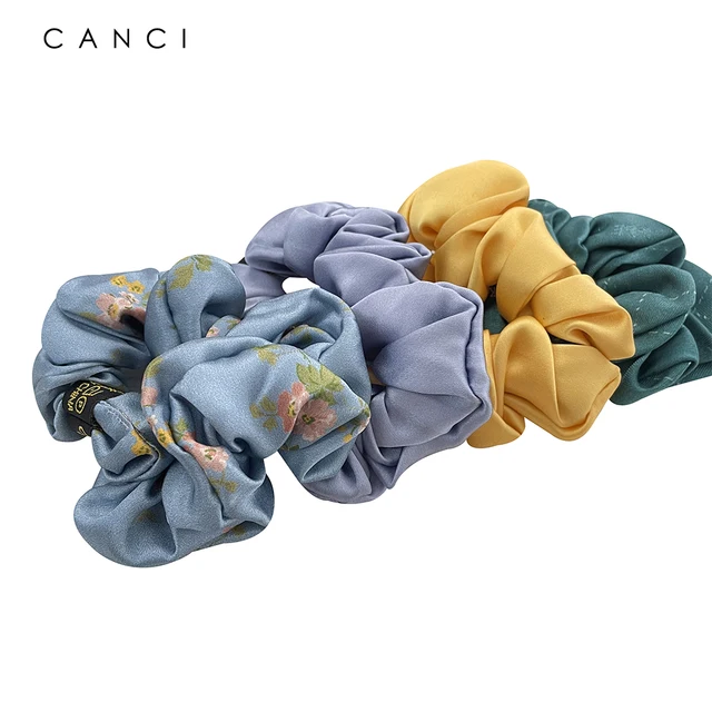 100% Real Mulberry Silk Scrunchies The Perfect Hair Accessory for Women