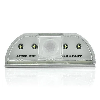 

ICOCO 1pcs 4 LED PIR Infrared Detection Motion Sensor Home Door Keyhole Light Lamp Beads for Door Stairway Bedroom Hallway Sale