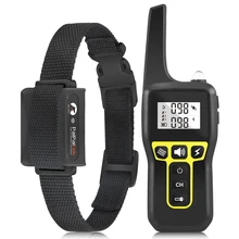 Pet Training Collar Anti Bark Shock for Dogs, 1100Yd Beep Vibration Shock 3 Mode with Remote Rechargeable Waterproof Receiver