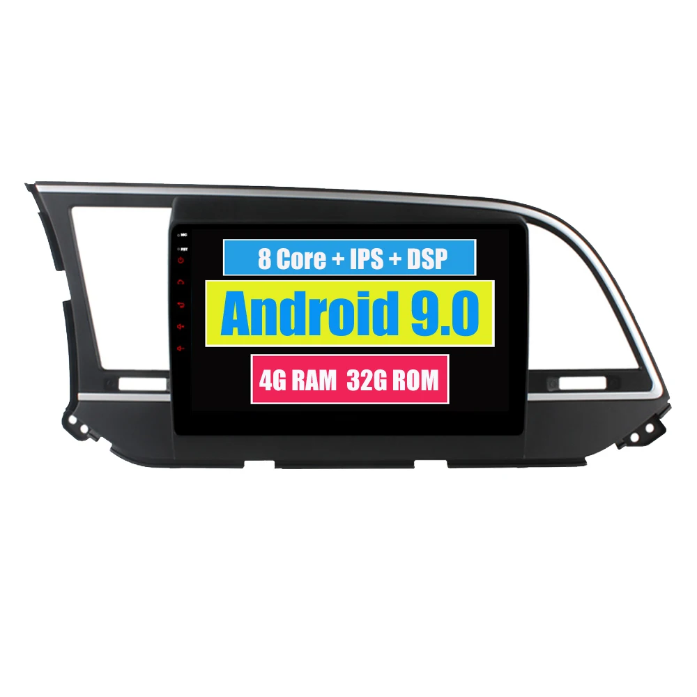 Cheap RoverOne Android 9.0 Car Multimedia System For Hyundai Elantra 2016 Octa Core 4G+32G Radio GPS Navigation DSP Player 0