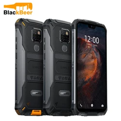 Прочный смартфон DOOGEE S68 Pro, 5,5-дюймовый экран, IP68/IP69K MTK Helio P70, мобильный телефон 6 ГБ 128 ГБ, Восьмиядерный сотовый телефон AL, тройная камера 21 МП, ...