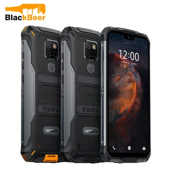 Перейти на Алиэкспресс и купить Прочный смартфон DOOGEE S68 Pro, 5,5-дюймовый экран, IP68/IP69K MTK Helio P70, мобильный телефон 6 ГБ 128 ГБ, Восьмиядерный сотовый телефон AL, тройная камера 21 МП, ...