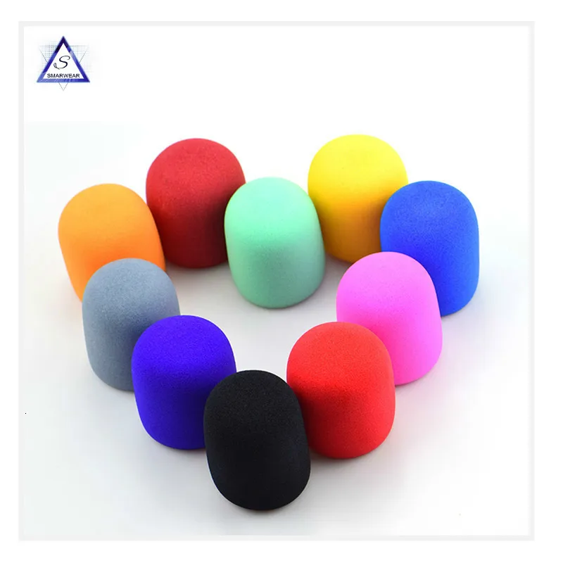 

10pcs Sponge Degree Thickening Microphone Set Defence Spray Hood Microphone Sponge Set Sponge Cover Microphone Cov