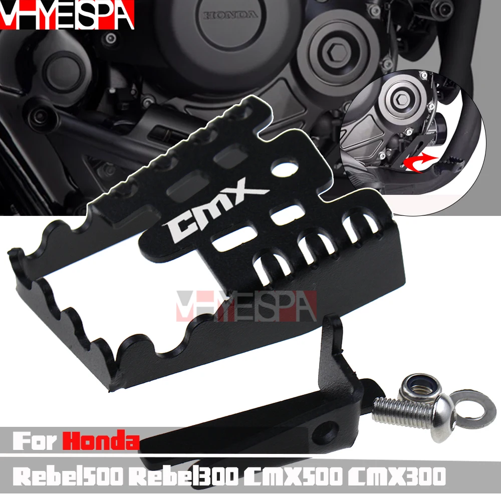 

Motorcycle Accessories Anti Skid Pedal Brake Pedal for Honda Rebel500 Rebel300 CMX500 CMX300 Rebel 500 300 CMX 500 300