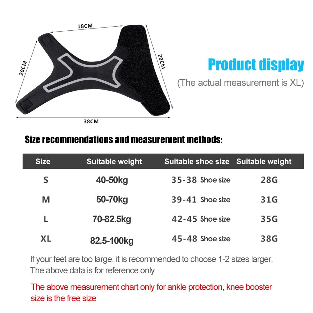 Joint Support Knee Pads Ankle Pad Breathable Non-slip Lift Knee Pads Powerful Rebound+Ankle Support New