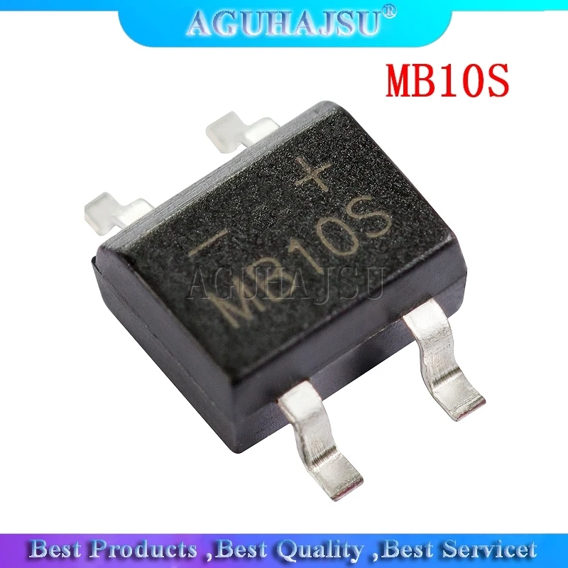 50 шт. MB10S SOP-4 1000V 0.5A мостовой выпрямитель новый оригинальный | Электронные