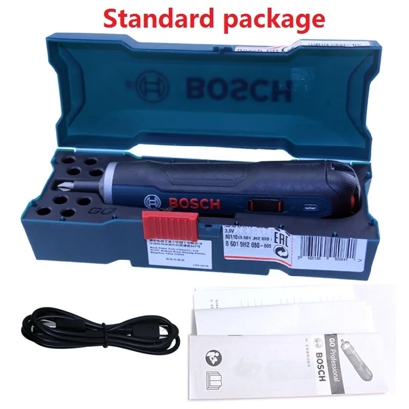 Standard BOSCH GO Мини Электрическая отвертка набор ручной 3,6 В литий-ионный аккумулятор аккумуляторная Аккумуляторная дрель электрическая отвертка - Цвет: Standard