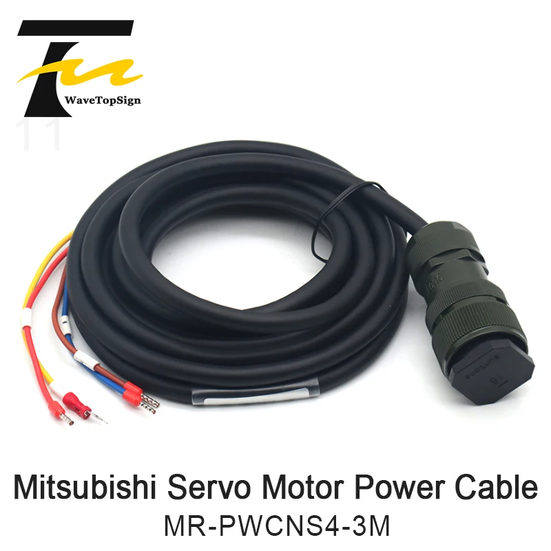Силовой кабель серводвигателя Mitsubishi MR-PWCNS4 | Обустройство дома