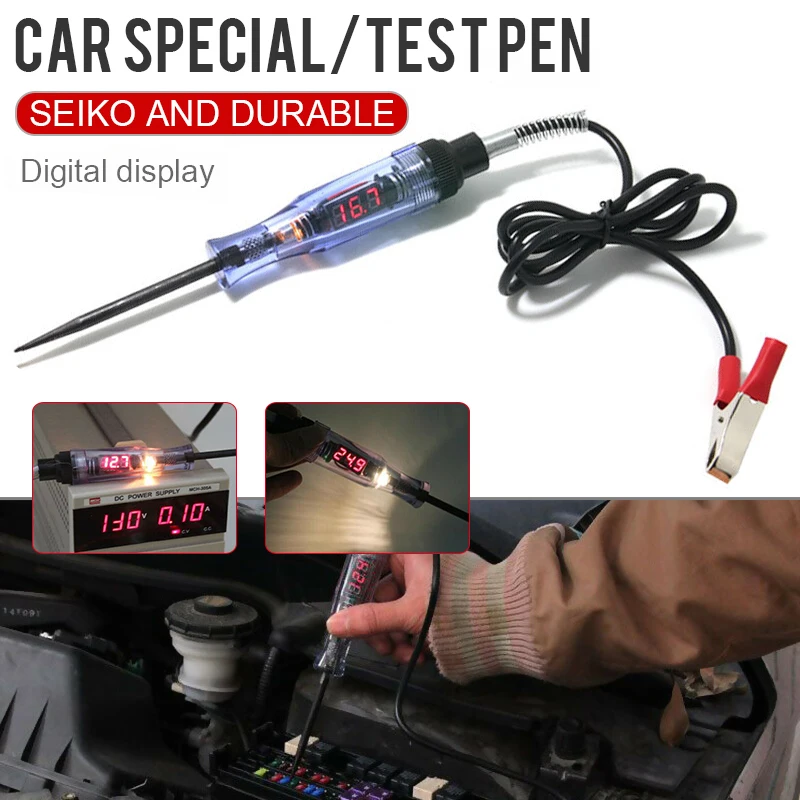 

1pc 3-24V Car Electrical Circuit Tester 50-60 Hz High Quality Automobile Electric Test Pen For Battery Electric Line