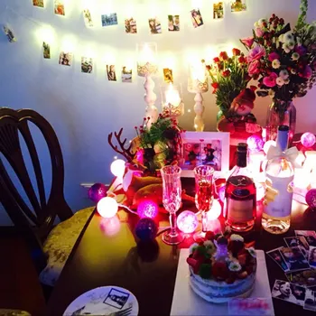 

NEWKBO 4.5V 1.8W 3 Meters 30 LEDs Photo Clamp Clip Fairy String Light for Festival Theme Parties and Home Decoration