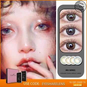 

EYESHARE 2pcs/ Pair IRIS SERIES Color Contact Lenses for Eyes Cosmetic Contact lens