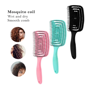 

Professional Vented Hair Brush Comb Anti-Static Scalp Massage Wet Dry Hairs Combs Hairdressing Styling Tools for Salon Home Use