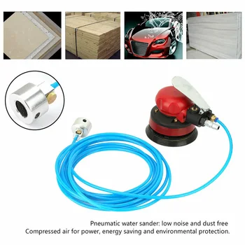 

5 Inch Stable 10000 Rpm Waxing Low Noise Pneumatic Water Sander 1/4" Inlet Orbital Professional Portable Handheld Durable