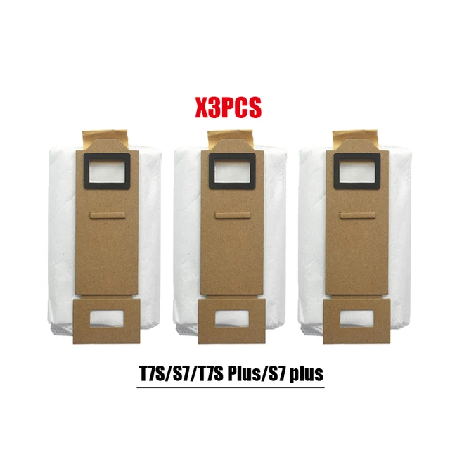 For Roborock S7 T7S Plus vacuum cleaner accessories dust bags mop cleaning cloth HEPA Filter replacement xiaomi G10 robot parts Light green