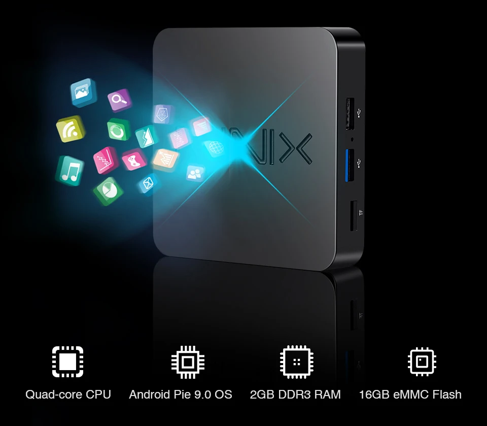 Новое поступление MINIX NEO T5 tv BOX Amlogic S905X2 2G 16G Chromecast 4K Ultra HD Google Сертифицированный Android tv 9,0 Pie Smart tv BOX