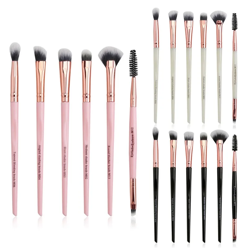 

6pcs Eye Makeup Brush Set Eyeshadow Brush Eyebrow Brush Eyelash Brush Professional Makeup Brush Kit