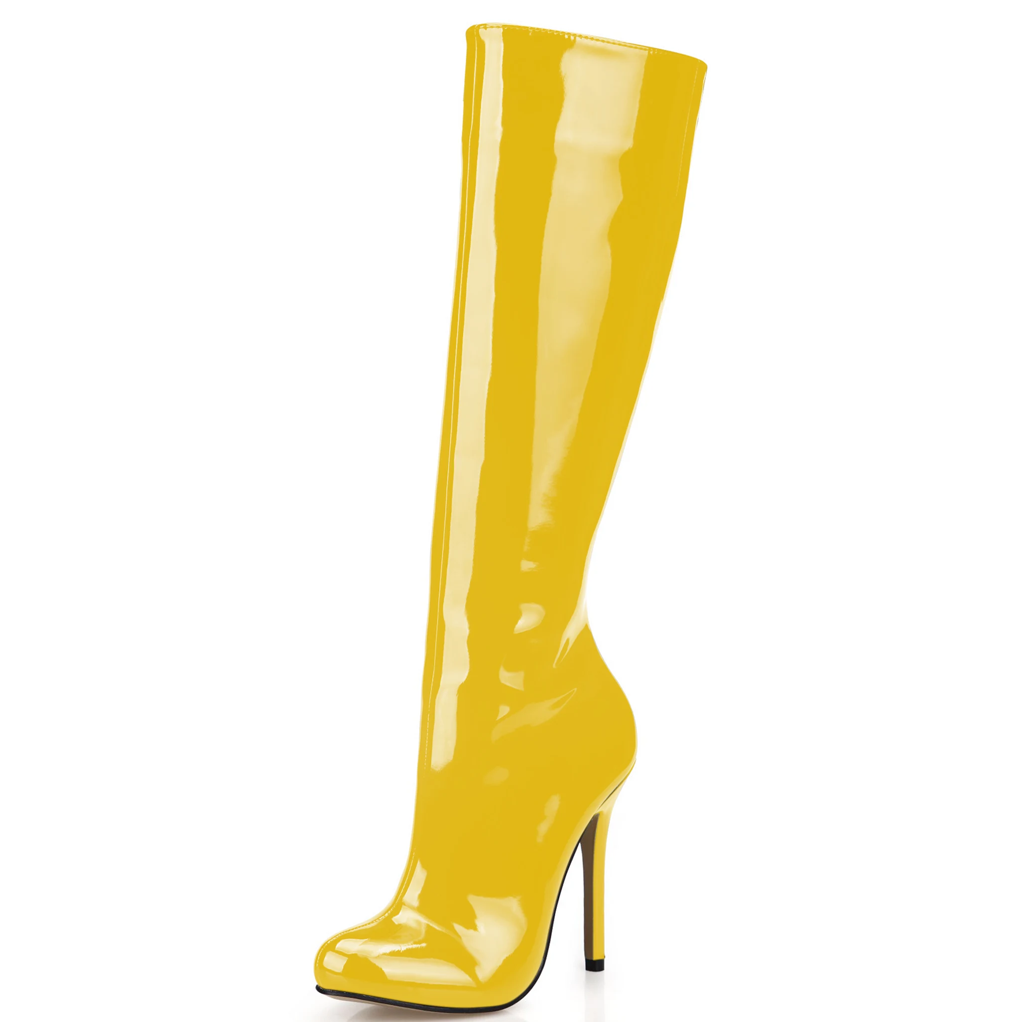 Пикантные вечерние женские сапоги на высоком каблуке шпильке Высокие Bottes Genoux Femmes